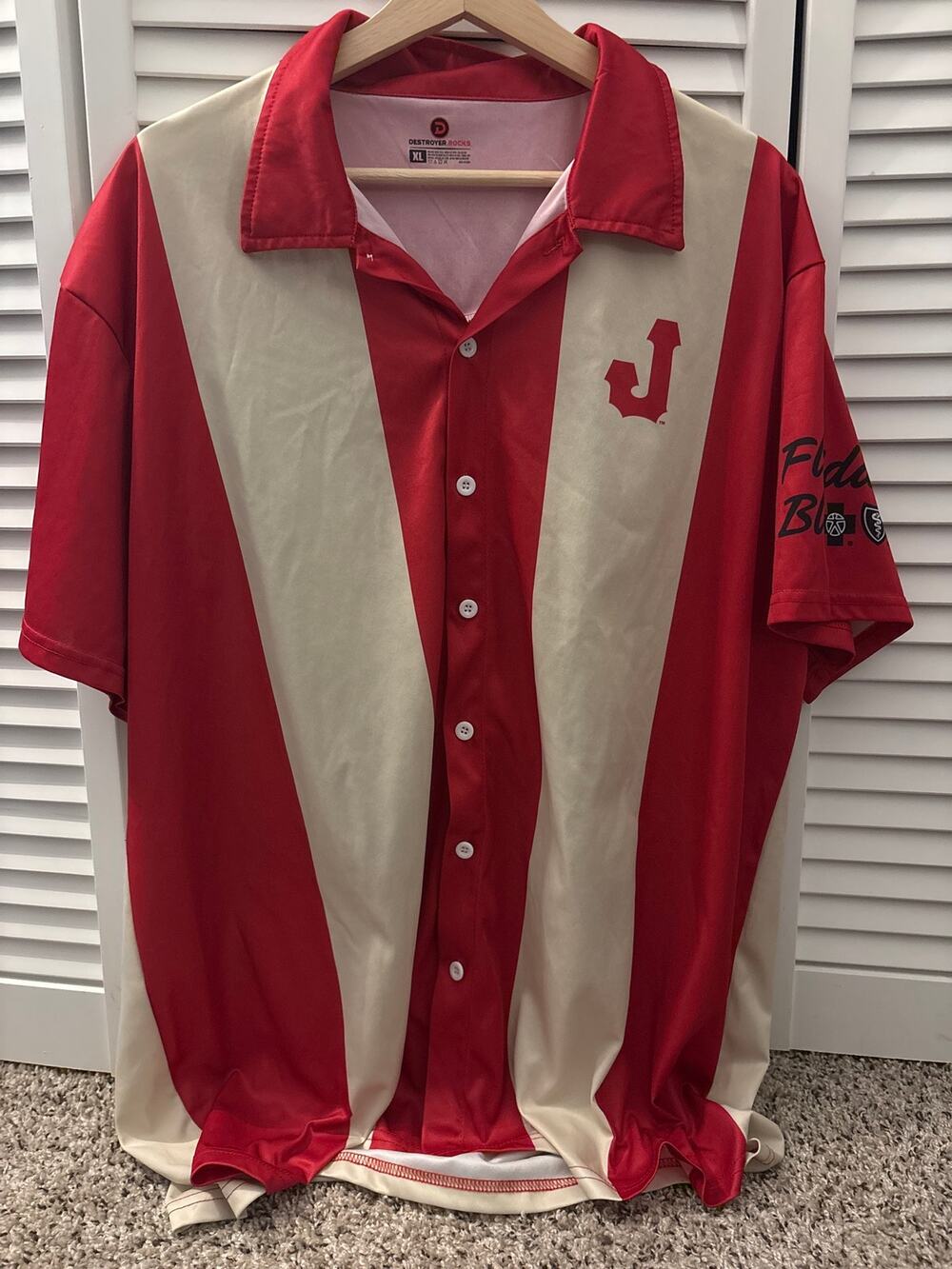 SGAJacksonville Red Caps Baseball Jersey